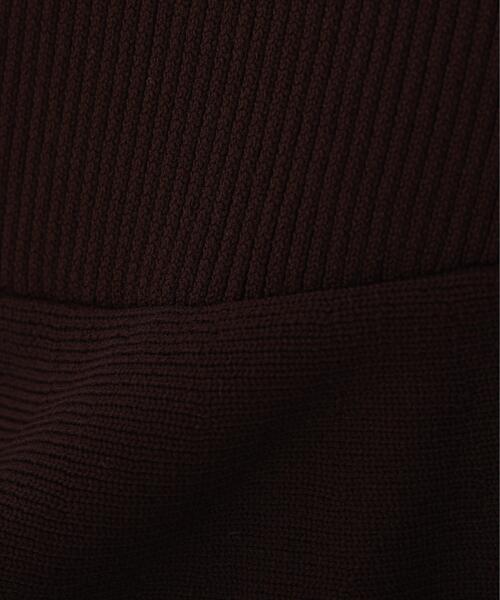PROPORTION BODY DRESSING(プロポーションボディドレッシング)の「変形ペプラムニットセットアップ / 1216240001(ワンピース・レディース・ブラウン/ブラック/ピンク・MEDIUM/P/S)」の18枚目の写真