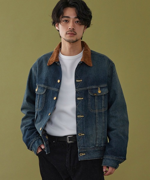 Lee（リー）の「STORM RIDER DENIM / ストームライダー（デニムジャケット・メンズ・ブルー/インディゴブルー・MEDIUM/LARGE/X-LARGE/SMALL）」の2枚目の写真