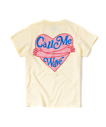 BIGWAVE COLLECTIVE（ビッグウェーブコレクティブ）の「CALL ME WAVE WITH LOVE T-SHIRT (LEMON YELLOW)（Tシャツ/カットソー）」