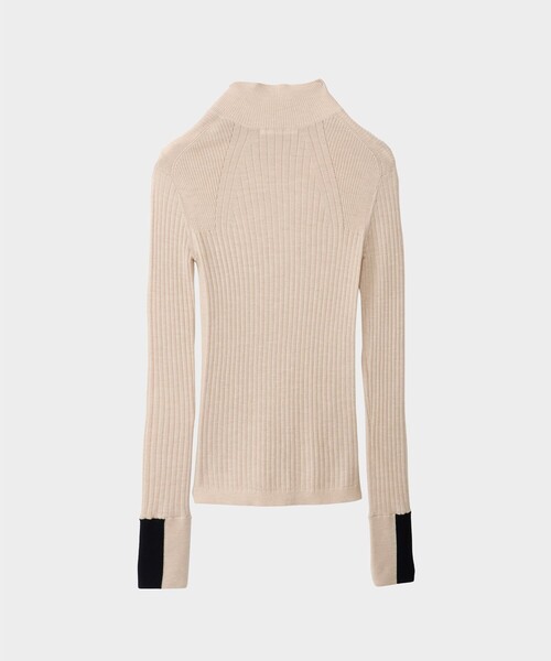 CINOH(チノ)の「【CINOH/チノ】15.5 MICRON WOOL SOFT V-NECK KNIT/ウールソフトVネックニット(ニット/セーター・レディース・ピンク/ベージュ/ダークグレー/ブラック・38)」の15枚目の写真