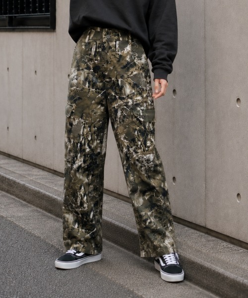 center i(センターアイ)の「カモフラージュ柄 ワイドカーゴパンツ(カーゴパンツ・レディース・カモフラージュ・M/L)」の3枚目の写真