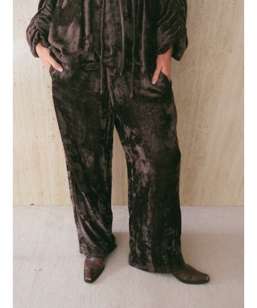 Ruh Dhan(ルーダン)の「Botanical Dye Velour Pants(その他パンツ・レディース・ブラウン/グレー/アイボリー・FREE)」の19枚目の写真