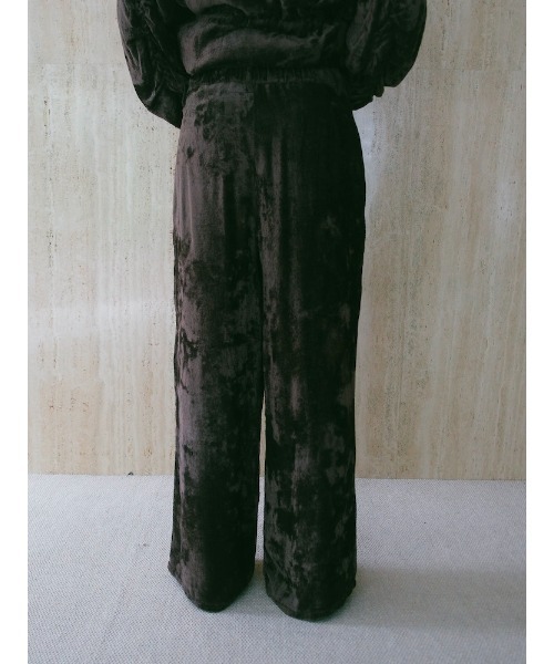Ruh Dhan(ルーダン)の「Botanical Dye Velour Pants(その他パンツ・レディース・ブラウン/グレー/アイボリー・FREE)」の22枚目の写真