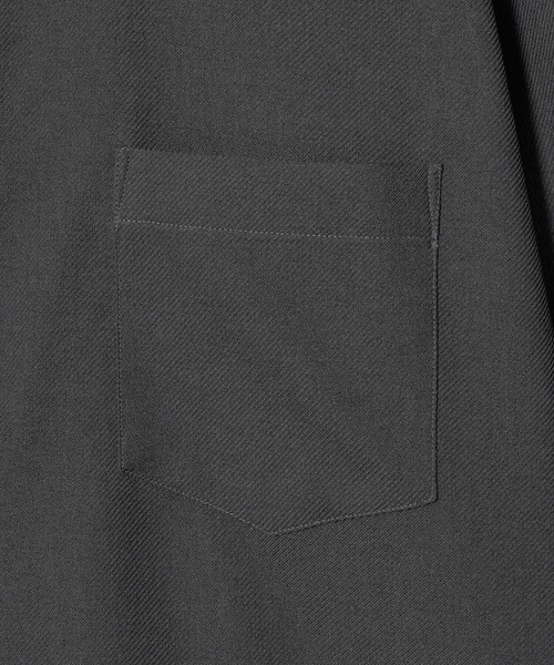 A DAY IN THE LIFE UNITED ARROWS（アデイインザライフユナイテッドアローズ）の「ウールライク カルゼ リラックス レギュラーカラーシャツ＜A DAY IN THE LIFE＞（シャツ/ブラウス・メンズ・ナチュラル/ブラック/ダークグレー・S/M/L）」の7枚目の写真