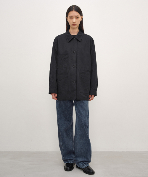 INSILENCE WOMEN（インサイレンスウーマン）の「フレンチコットンワークジャケット ブラック（その他アウター・レディース・その他・SMALL/MEDIUM）」の2枚目の写真