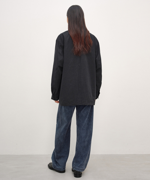 INSILENCE WOMEN（インサイレンスウーマン）の「フレンチコットンワークジャケット ブラック（その他アウター・レディース・その他・SMALL/MEDIUM）」の3枚目の写真