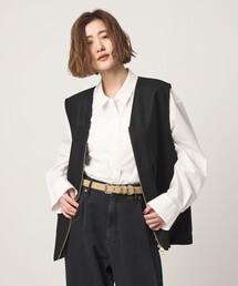 ＜conte＞120 メルトン ジップ ベスト