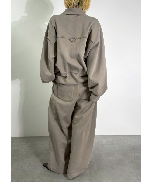 MIDVEIN(ミッドヴェイン)の「curve line sweat pants(スウェットパンツ・レディース・ベージュ/グレー/ブラック・FREE)」の15枚目の写真