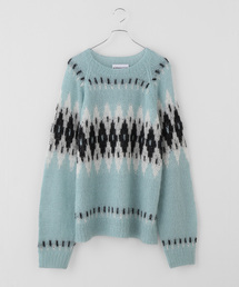 JOURNAL STANDARD（ジャーナルスタンダード）の「【NOMARHYTHM TEXTILE /ノ－マリズム　テキスタイル】Hand Knit Snowflake Sweater（ニット/セーター）」