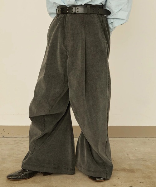 I'm here:(アイムヒアー)の「【I'm here】TWIST CORDUROY PANTS(その他パンツ・メンズ・ライトベージュ/グレー/ブラウン・L/M)」の9枚目の写真