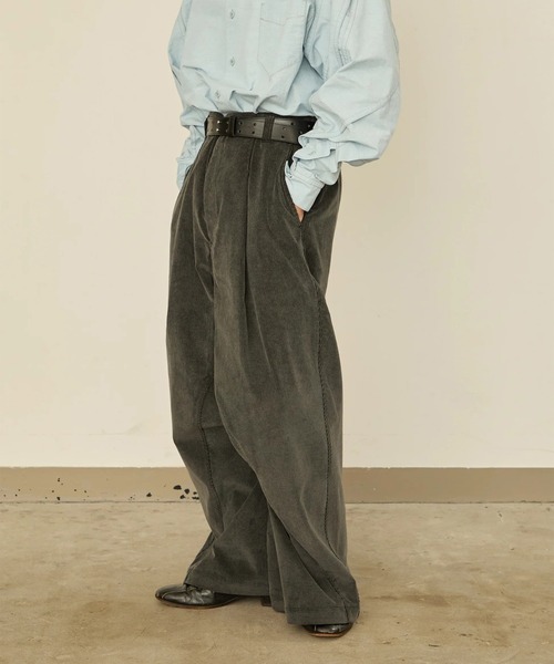 I'm here:(アイムヒアー)の「【I'm here】TWIST CORDUROY PANTS(その他パンツ・メンズ・ライトベージュ/グレー/ブラウン・L/M)」の10枚目の写真
