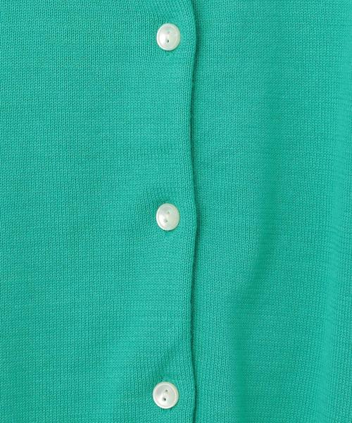 green label relaxing(グリーンレーベルリラクシング)の「【KIDS】コットン バックタックリボン カーディガン◆(カーディガン/ボレロ・キッズ・グレー/ケリー・135/95/L/125/M/115/S/105)」の3枚目の写真