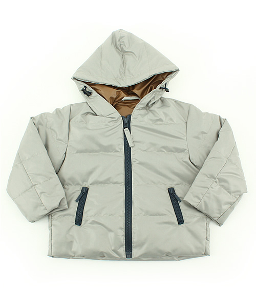 SHIPS KIDS（シップスキッズ）の「SHIPS KIDS:ダウン ジャケット (baby)（ダウンジャケット/コート・キッズ・オリーブ/グレー・80/90）」の2枚目の写真