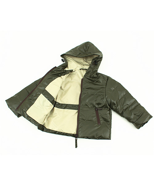 SHIPS KIDS（シップスキッズ）の「SHIPS KIDS:ダウン ジャケット (baby)（ダウンジャケット/コート・キッズ・オリーブ/グレー・80/90）」の4枚目の写真