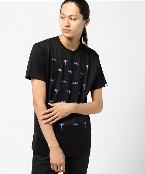 HEAD PORTER（ヘッドポーター）の「DRAGONFLY TEE（Tシャツ/カットソー・メンズ・ホワイト/ブラック・X-LARGE/SMALL/LARGE/MEDIUM）」の4枚目の写真