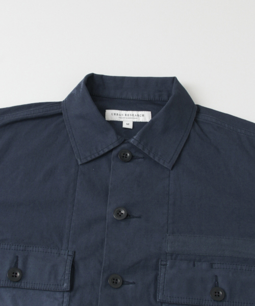 URBAN RESEARCH(アーバンリサーチ)の「UR VintageMilitary Shirts(シャツ/ブラウス・メンズ・ダークネイビー/ブラウン/カーキ・LARGE/SMALL/MEDIUM)」の18枚目の写真