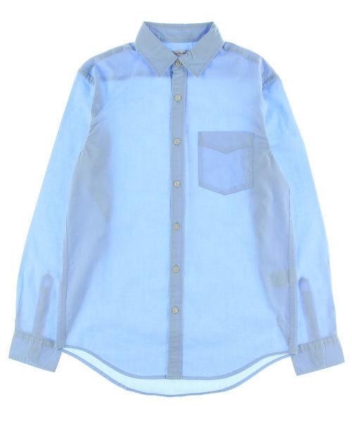 SEVENDAYS=SUNDAY(セブンデイズサンデイ)の「40/_ブロード 長袖レギュラーシャツ(シャツ/ブラウス・メンズ・カーキ/サックスブルー/オフホワイト/ベージュ・M/L/S)」の4枚目の写真