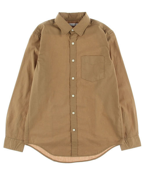 SEVENDAYS=SUNDAY(セブンデイズサンデイ)の「40/_ブロード 長袖レギュラーシャツ(シャツ/ブラウス・メンズ・カーキ/サックスブルー/オフホワイト/ベージュ・M/L/S)」の16枚目の写真