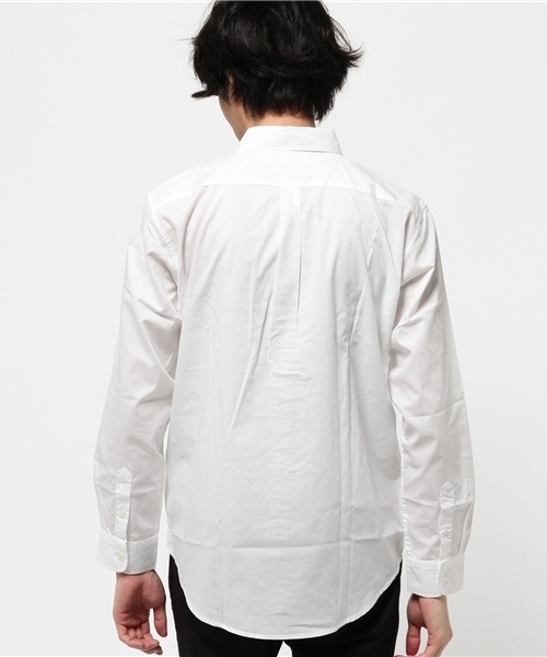 SEVENDAYS=SUNDAY(セブンデイズサンデイ)の「40/_ブロード 長袖レギュラーシャツ(シャツ/ブラウス・メンズ・カーキ/サックスブルー/オフホワイト/ベージュ・M/L/S)」の9枚目の写真