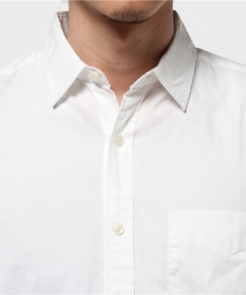 SEVENDAYS=SUNDAY(セブンデイズサンデイ)の「40/_ブロード 長袖レギュラーシャツ(シャツ/ブラウス・メンズ・カーキ/サックスブルー/オフホワイト/ベージュ・M/L/S)」の10枚目の写真