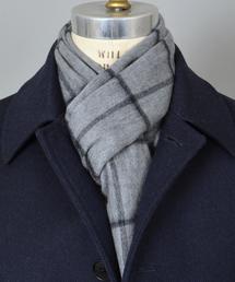 SHIPS | SD: 【カシミヤ】 ウィンドウペン マフラー■(マフラー)