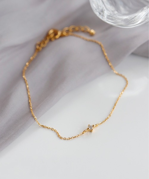 ANEMONE（アネモネ）の「ビジューチェーンブレスレット[ジャルビジュー]（ブレスレット・レディース・ゴールド・FREE）」の5枚目の写真