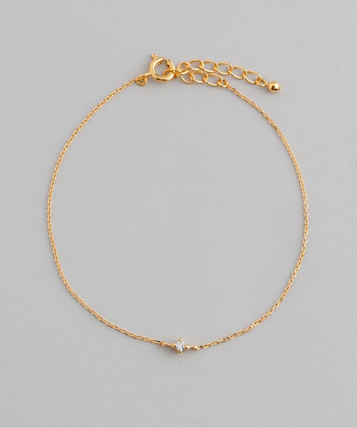 ANEMONE（アネモネ）の「ビジューチェーンブレスレット[ジャルビジュー]（ブレスレット・レディース・ゴールド・FREE）」の2枚目の写真