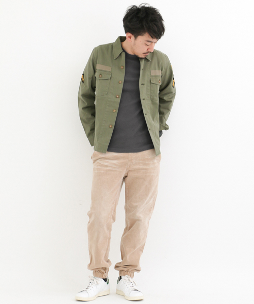 URBAN RESEARCH Sonny Label（アーバンリサーチサニーレーベル）の「ワッフルクルーネックプルオーバー（Tシャツ/カットソー・メンズ・グリーン/ブラウン/オフホワイト/チャコールグレー/イエロー・LARGE/MEDIUM）」の7枚目の写真