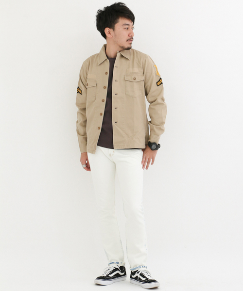 URBAN RESEARCH Sonny Label（アーバンリサーチサニーレーベル）の「ワッフルクルーネックプルオーバー（Tシャツ/カットソー・メンズ・グリーン/ブラウン/オフホワイト/チャコールグレー/イエロー・LARGE/MEDIUM）」の8枚目の写真