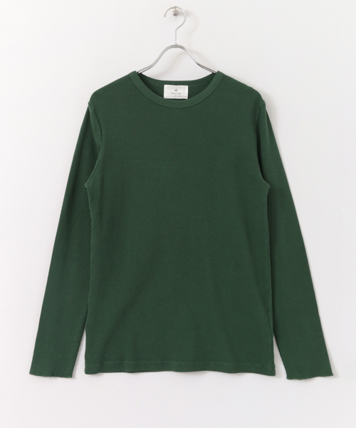 URBAN RESEARCH Sonny Label（アーバンリサーチサニーレーベル）の「ワッフルクルーネックプルオーバー（Tシャツ/カットソー・メンズ・グリーン/ブラウン/オフホワイト/チャコールグレー/イエロー・LARGE/MEDIUM）」の13枚目の写真