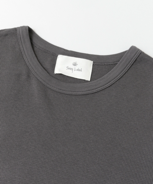 URBAN RESEARCH Sonny Label（アーバンリサーチサニーレーベル）の「ワッフルクルーネックプルオーバー（Tシャツ/カットソー・メンズ・グリーン/ブラウン/オフホワイト/チャコールグレー/イエロー・LARGE/MEDIUM）」の15枚目の写真