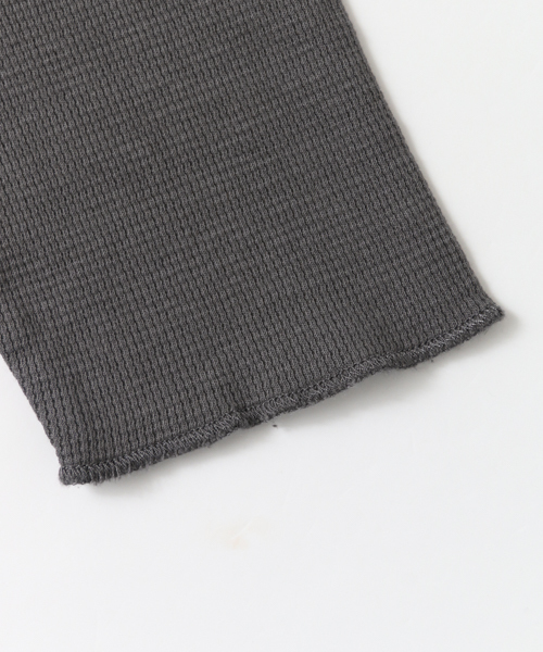 URBAN RESEARCH Sonny Label（アーバンリサーチサニーレーベル）の「ワッフルクルーネックプルオーバー（Tシャツ/カットソー・メンズ・グリーン/ブラウン/オフホワイト/チャコールグレー/イエロー・LARGE/MEDIUM）」の17枚目の写真