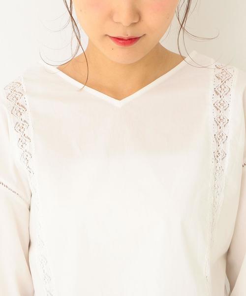 Another Edition（アナザーエディション）の「【WEB店舗限定】ベルスリーブブラウス◆（シャツ/ブラウス・レディース・オフホワイト/ライラック・フリー）」の6枚目の写真