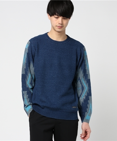 最高の品質 schott（ショット）の「Schott/ショット/BEACON NECK CREW PRINT トップス
