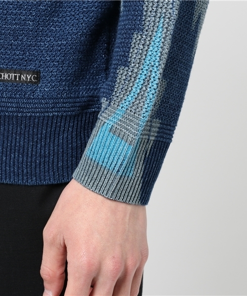 schott（ショット）の「Schott/ショット/BEACON PRINT CREW NECK