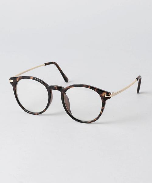 green label relaxing（グリーンレーベルリラクシング）の「BC GLR CLEAR MT BOSTON メガネ（メガネ・メンズ・ブラック/ダークブラウン・FREE）」の2枚目の写真