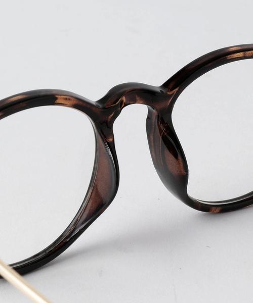 green label relaxing（グリーンレーベルリラクシング）の「BC GLR CLEAR MT BOSTON メガネ（メガネ・メンズ・ブラック/ダークブラウン・FREE）」の6枚目の写真