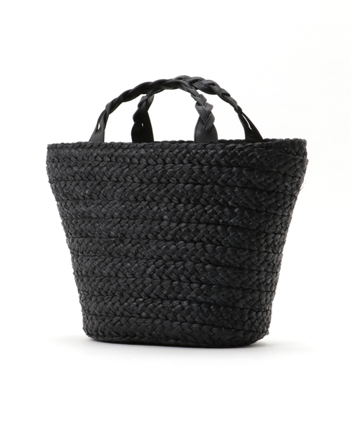 Helen Kaminski（ヘレンカミンスキー）の「HELEN KAMINSKI（ヘレンカミスキー）RHYCES（かごバッグ・レディース・ベージュ/サンドベージュ/チャコールグレー・FREE）」の4枚目の写真