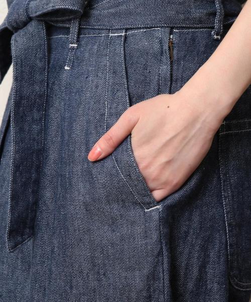 coen（コーエン）の「【『LEE』2017/5月号掲載】フレンチリネンミックスワイドパンツ（その他パンツ・レディース・グレー/ネイビー・LARGE/SMALL/MEDIUM）」の18枚目の写真