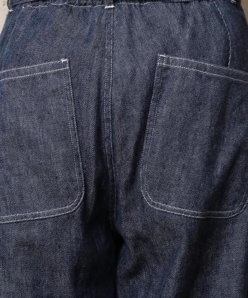 coen（コーエン）の「【『LEE』2017/5月号掲載】フレンチリネンミックスワイドパンツ（その他パンツ・レディース・グレー/ネイビー・LARGE/SMALL/MEDIUM）」の9枚目の写真