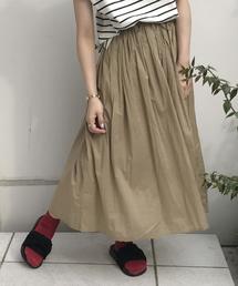 coen | 【『リンネル』2017/6月号掲載】ボイルEASYギャザースカート(スカート)