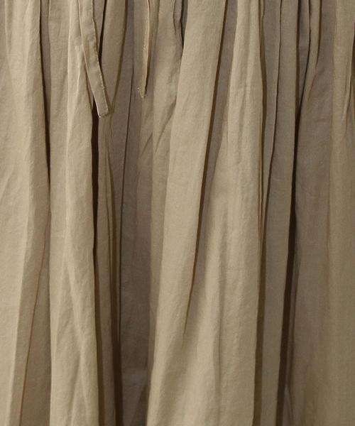 coen（コーエン）の「【『リンネル』2017/6月号掲載】ボイルEASYギャザースカート（スカート・レディース・ベージュ/ネイビー/ストライプ・FREE）」の7枚目の写真