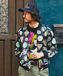 HYSTERIC GLAMOUR | HYS VACATION総柄 MA-1 JK(MA-1)