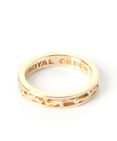ROYAL ORDER(ロイヤルオーダー)の「SMALL VERONETTE RING(リング・メンズ・ゴールド・18号 US-9)」の5枚目の写真