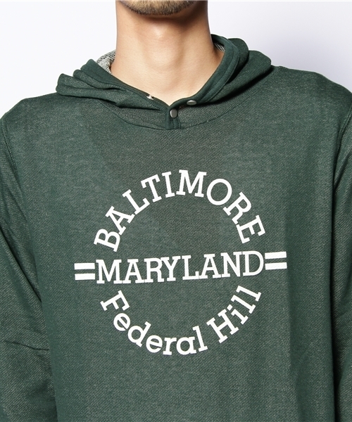 coen（コーエン）の「7分袖ガーゼパーカー （パーカー・メンズ・コバルトブルー/ケリー・MEDIUM/LARGE/X-LARGE/SMALL）」の5枚目の写真