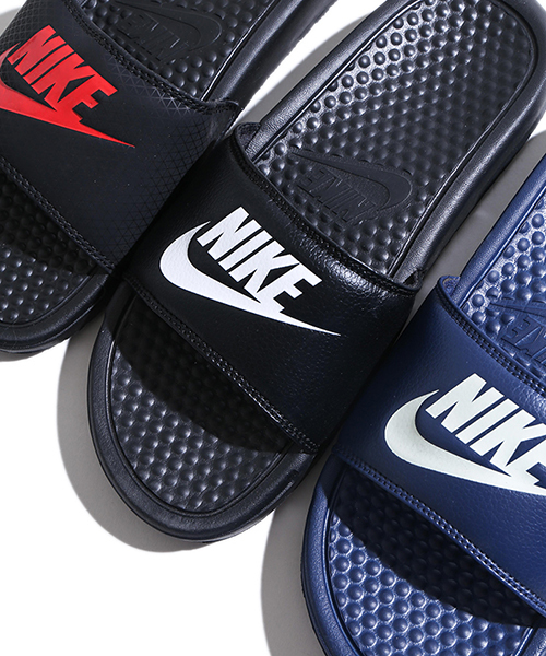 NIKE（ナイキ）の「WEGO/NIKE ベナッシ JDI（サンダル・レディース・ネイビー/ブラック/ブラック系その他・X-SMALL/SMALL）」の12枚目の写真