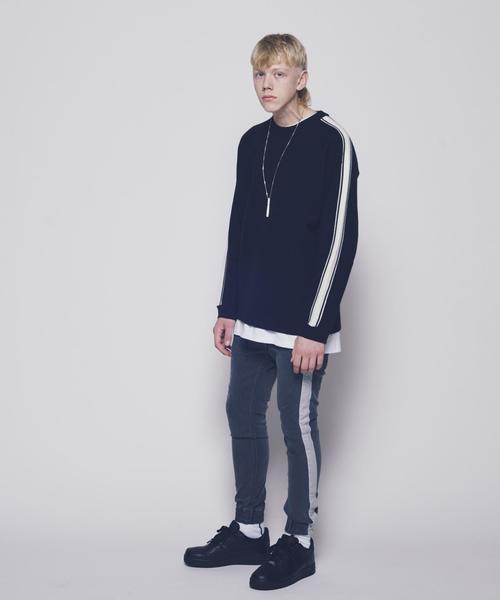 MONKEY TIME(モンキータイム)の「【WEB限定】<monkey time> DNM LINE SKNY JGGR /ジョガーパンツ ◆(デニムパンツ・メンズ・ダークグレー/ネイビー・LARGE/MEDIUM/SMALL/X-LARGE)」の5枚目の写真