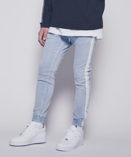 MONKEY TIME(モンキータイム)の「【WEB限定】<monkey time> DNM LINE SKNY JGGR /ジョガーパンツ ◆(デニムパンツ・メンズ・ダークグレー/ネイビー・LARGE/MEDIUM/SMALL/X-LARGE)」の8枚目の写真