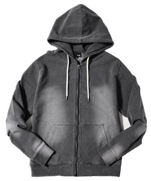 JOKER（ジョーカー）の「カットデニムスウェットジップアップパーカー トレーナー 【セットアップ対象アイテムあり：24324029】（パーカー・メンズ・ブラック/グレー/ブルー/インディゴブルー・L/M/S/XL）」の12枚目の写真