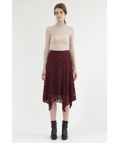 JILL STUART（ジルスチュアート）の「ロピタートルネックニット（ニット/セーター・レディース・イエロー/ベージュ/ブラック/ボルドー/パープル・MEDIUM）」の13枚目の写真